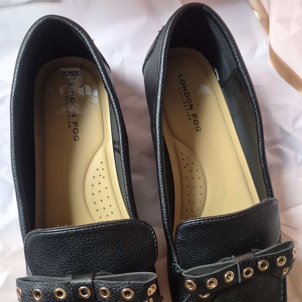 London Fog Black Men's Loafers - Picture 4 of 11